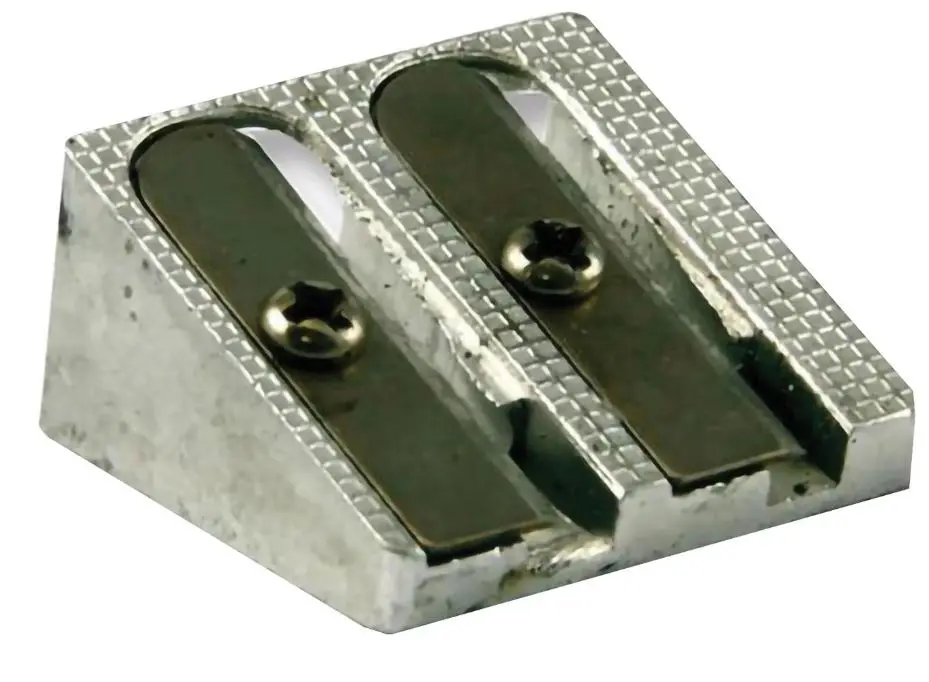 PREMIER STATIONERY Temperamatite Doppio Foro in Metallo