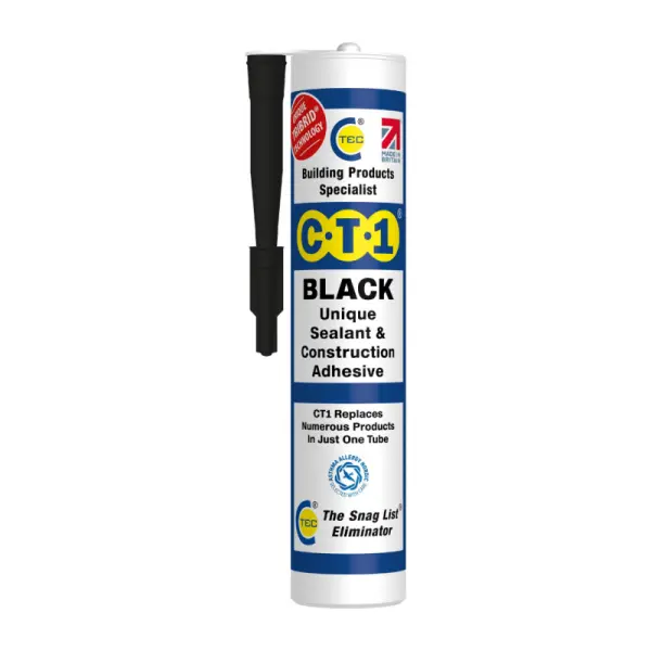 CT1 Black - Στεγανοποιητικό και Κολλητικό με ΤΕΧΝΟΛΟΓΙΑ TRIBRID - 1 Τουμπάκι