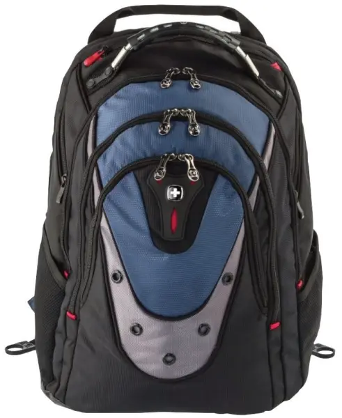 WENGER SWISS GEAR Ibex 17 Inch Laptop Backpack Black/Blue