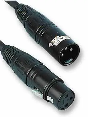Câble numérique XLR mâle vers femelle DAP AUDIO, 6m, noir