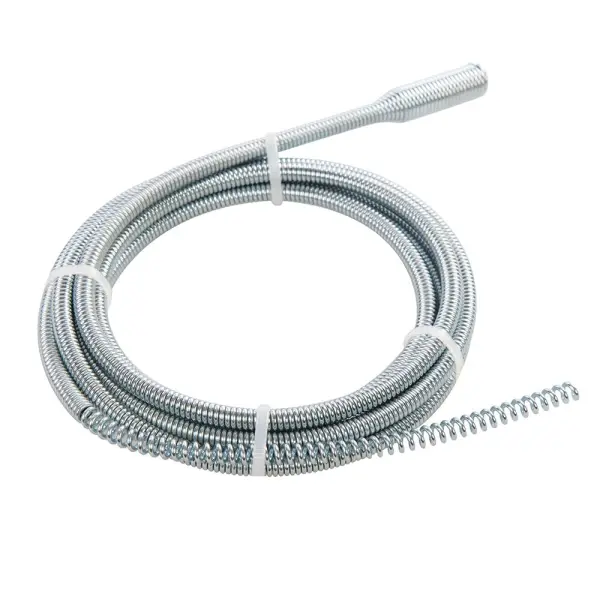 Limpiador de tuberías Silverline, 1.8m x 6mm, con punta en espiral
