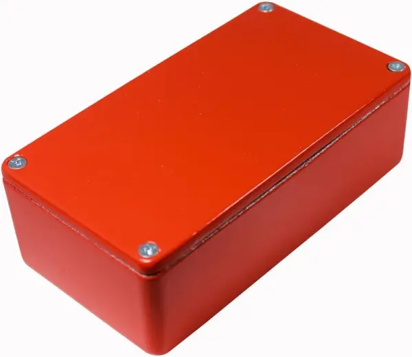 CAMDENBOSS IP54 Die Cast Aluminium Enclosure, Red, 121x95x61mm