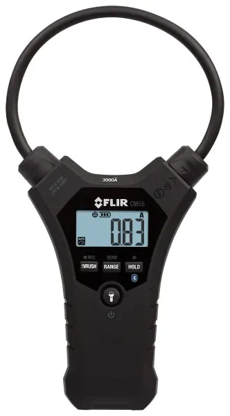 FLIR 10-Inch Flexible Coil AC Current Clamp Meter, 3kA, 560g