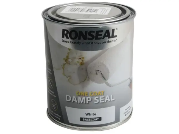 Ronseal One Coat Damp Seal White, 750ml
