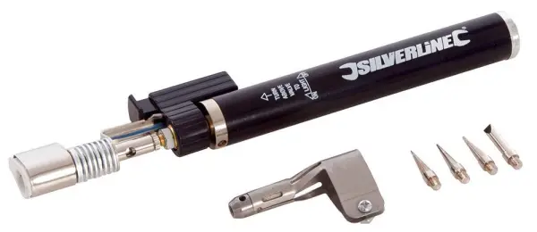 Silverline Gas Soldering Iron with Electronic Ignition