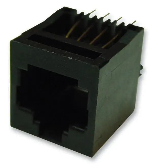 MH CONNECTORS Modjack Vertical PCB 8/8 RJ45 Jack, Goudcontacten, THM