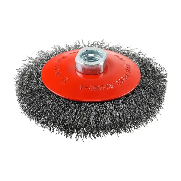 Timco Angle Grinder Bevel Brush, Crimped Steel Wire, 115mm