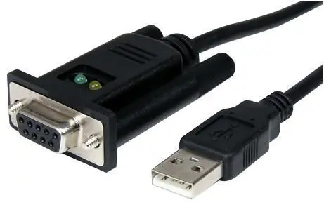 Cabo Adaptador USB para RS232 DB9 Modem Nulo Startech, 1 Porta, 1m