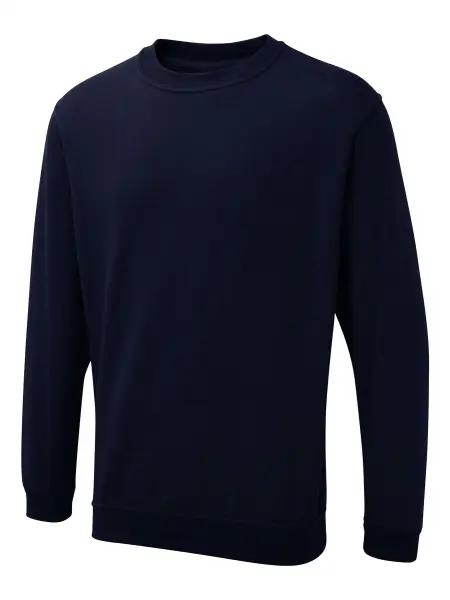 Sweat-shirt unisexe UX Uneek - 50% polyester 50% coton - Marine - 2XL