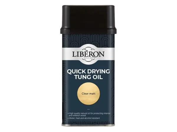 Liberon Huile de Tung à Séchage Rapide 250ml pour Bois