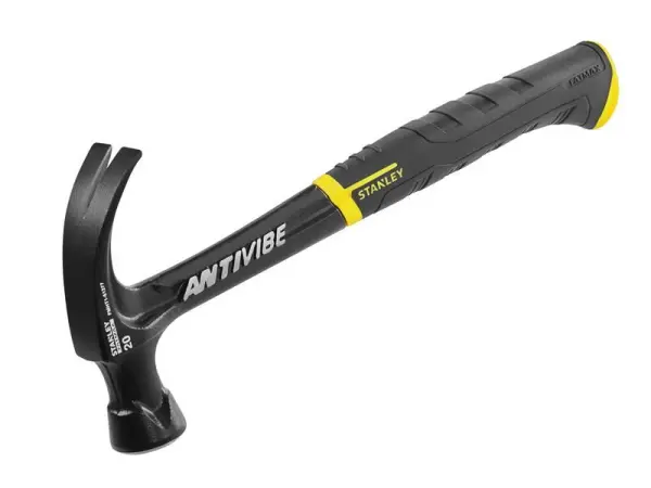 STANLEY FatMax AntiVibe Curved Claw Hammer, 570g (20oz)