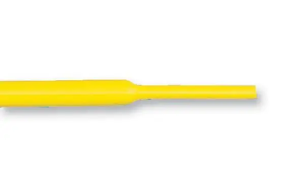 Raychem TE Connectivity 6.4mm Heat Shrink Tubing Yellow 2:1 Ratio