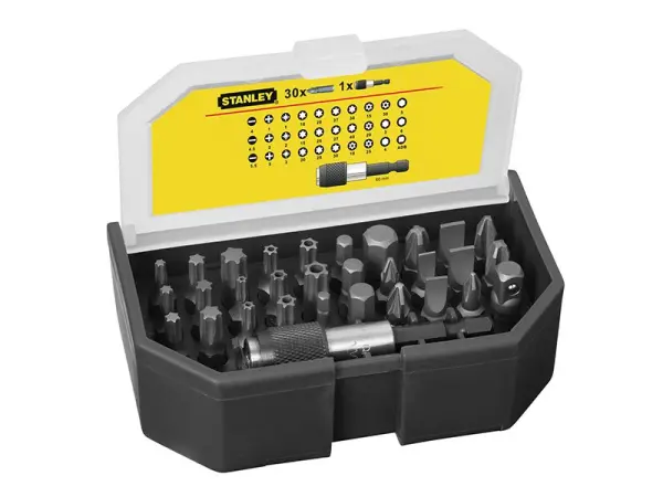 STANLEY® 手動工具 - 31件套批頭套裝連磁吸式批座
