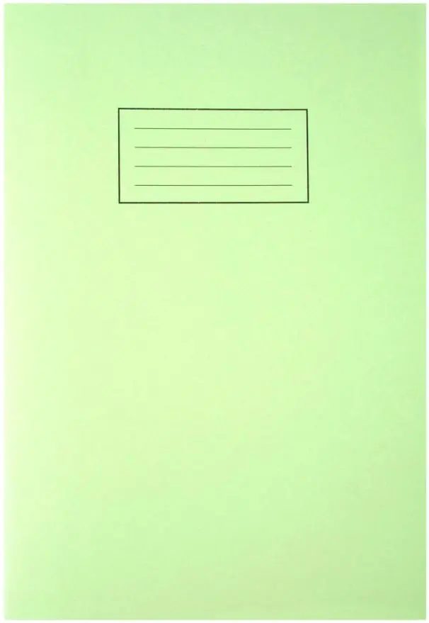 SILVINE - Leabhar Línte A4, 80 Leathanach, Glas