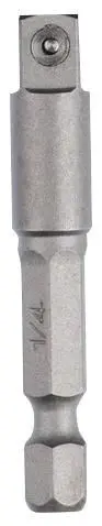 BOSCH PROFESSIONAL (BLUE) - Adapter 1/4 Zoll Sechskant auf 1/4 Zoll Vierkant