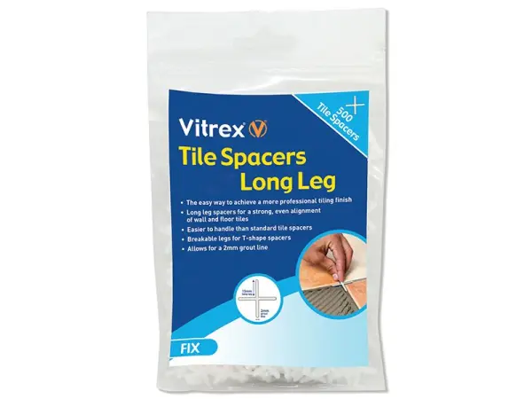 Vitrex Long Leg Spacer 5mm, Pack of 500
