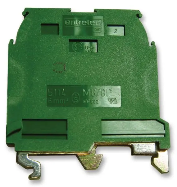 ENTRELEC TE Connectivity מסוף הארקה, חיבור בורג, 6 מ״מ