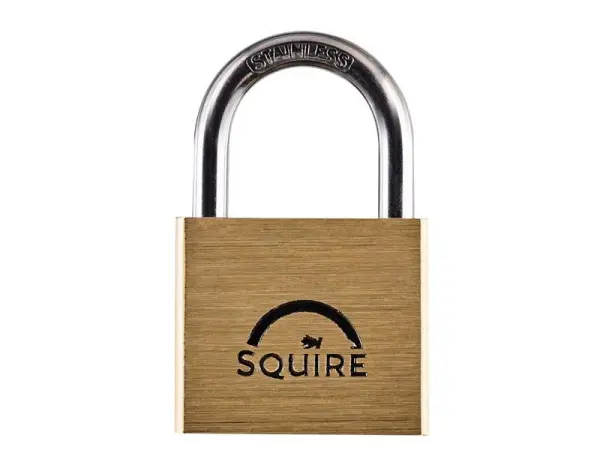 Squire LN4S Lion Marine Padlock, Brass Body, 40mm