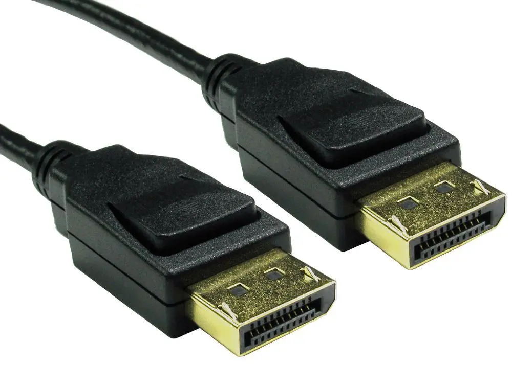 Câble DisplayPort 1.4 verrouillable PRO SIGNAL, 8K, 2m, Noir