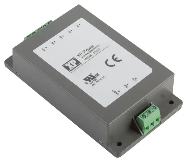 XP Power Isolated Chassis Mount DC/DC Converter - 24V 1.67A 40W