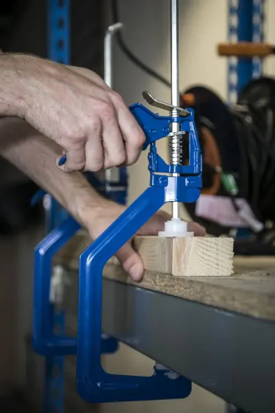 Blue Spot Tools One-Handed Ratchet Clamp 100mm (4”)