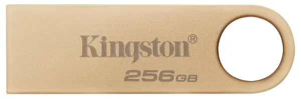 Kingston DataTraveler SE9 G3 USB 3.2 Gen 1 Flash Drive, 256GB, Gold