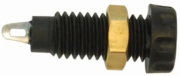 CLIFF 4mm Paneel Stekker Zwart, 10-stuks