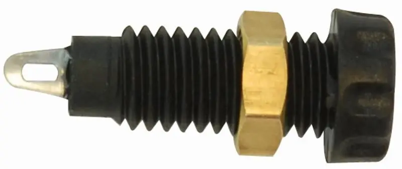 CLIFF 4mm Panel Socket Black, 10 Pack