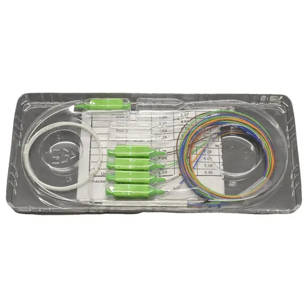 Blake UK 4 Way Single Mode Fibre Mini Splitter SC/APC