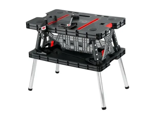 Keter Folding Work Table with 2 x 300mm Clamps