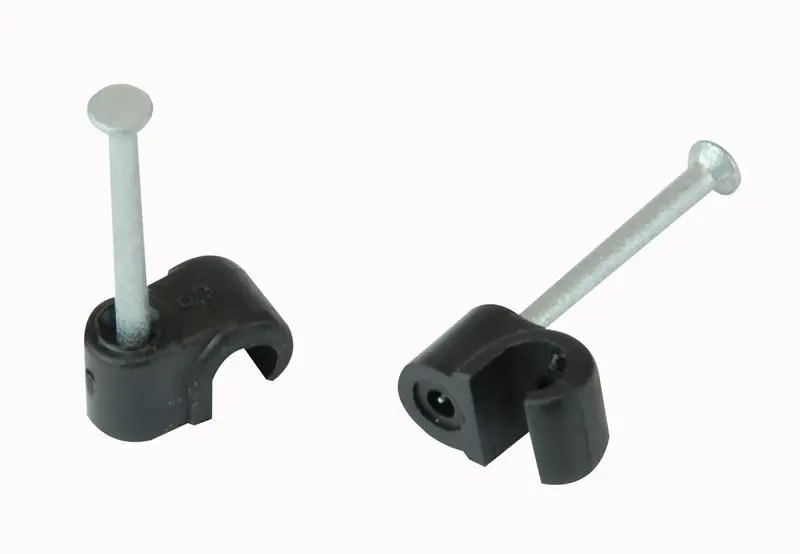 Attaches pour câbles ronds UNIFIX 5.0mm, noir, paquet de 100