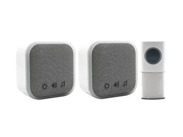 Uni-Com Φορητό & Εξάρτημα Πρίζας Συμβολισμού Πόρτας, Λευκό