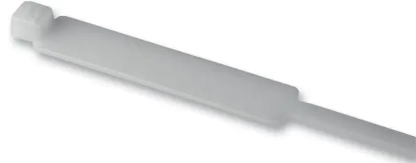 HellermannTyton Wire & Cable Marker Ties 28mm x 203mm, 100 Pack