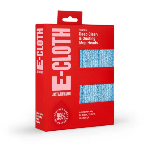 E-Cloth Replacement Mop Heads Twin Pack