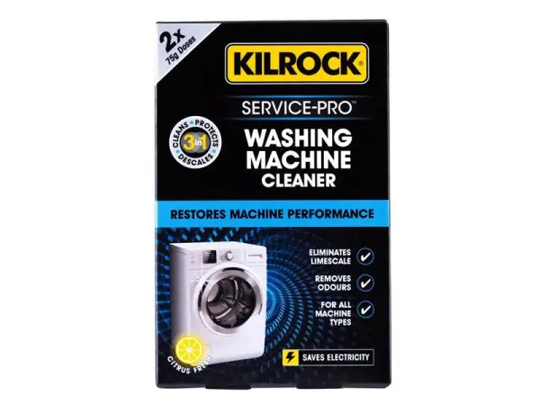 Kilrock Service Pro Washing Machine Descaler & Cleaner 2 x 75g