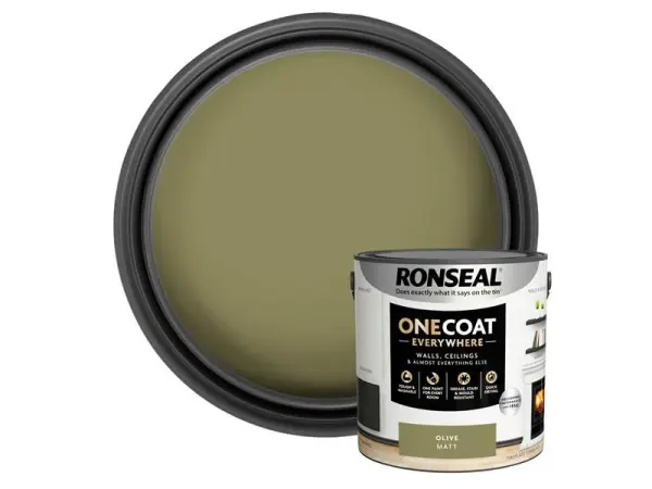 Ronseal - Vernice Universale Coprente in Un'unica Mano 2,5L - Oliva