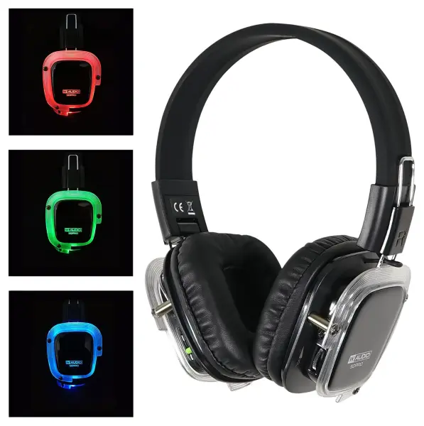 W Audio SDPRO 3 Channel Silent Disco Headphones
