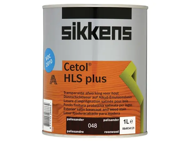 Sikkens Cetol HLS Plus Smalto Legno Trasparente, Rosa Mogano, 1 Litro