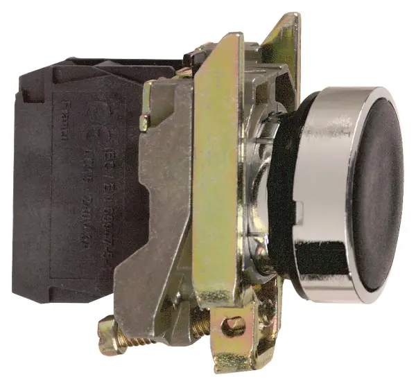 Schneider Electric Harmony XB4 Push Button Switch, Momentary, SPST-NO, 120V AC,