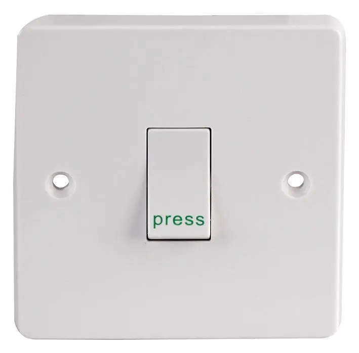 CRABTREE 1인용 2회로 SP 리트랙티브 스위치, 화이트