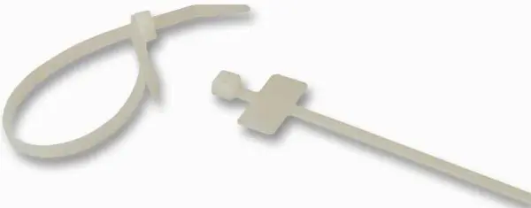 PRO POWER - Φυσικοί Δέσμες Καλωδίων με Γραπτέα Περιοχή, 200mm x 4.8mm, Συσκευασ