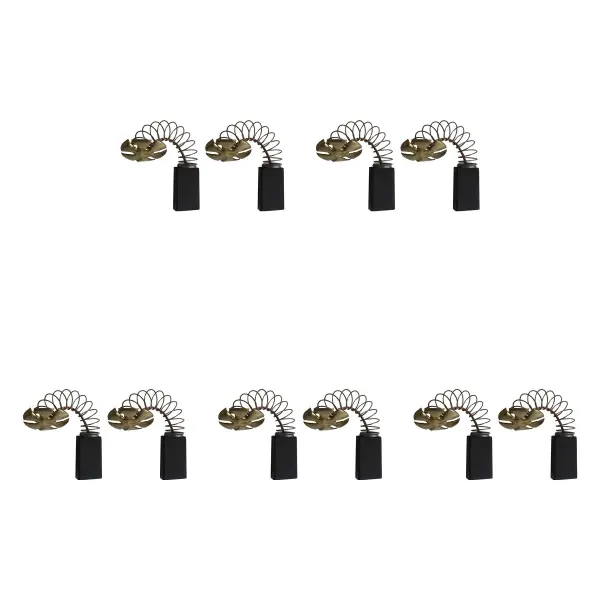 5 Set Spazzole in Carbonio per Smerigliatrice AEG WSA 1700 (6,3mm x 12,5mm x 22