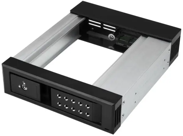 STARTECH 5.25″ to 3.5″ Trayless Hot Swap Bay for SAS/SATA Drives