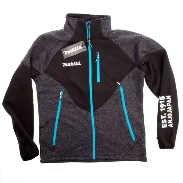 Makita Tornado Fleece Jacket, Maat L, 100% Polyester