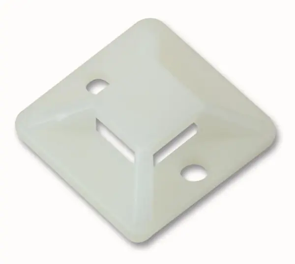 PRO POWER Base para Atilhos Nylon 19x19mm, Pack de 10