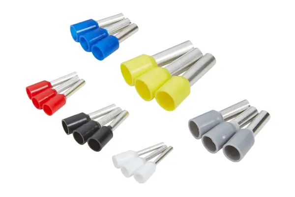 Blue Spot Tools - Asortyment 93 Izolowanych Tulejek Końcówkowych