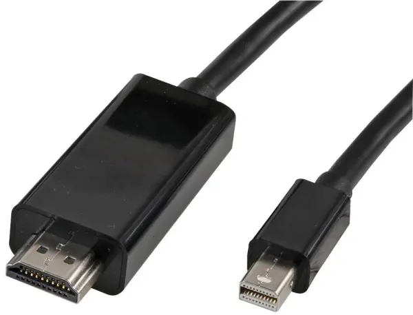PRO SIGNAL Cábla Mini DisplayPort go HDMI, 1m Dubh