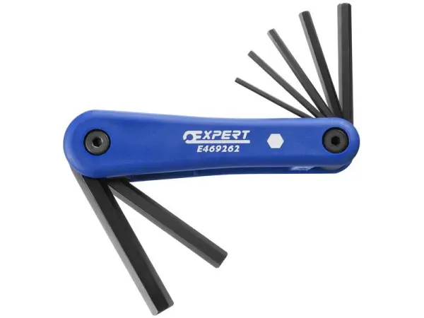 Expert Metrische Inbussleutel Set, 7-delige, Geborstelde Afwerking