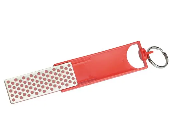 DMT F70F Mini Sharp 140mm Diamond Whetstone, Red, 600 Grit