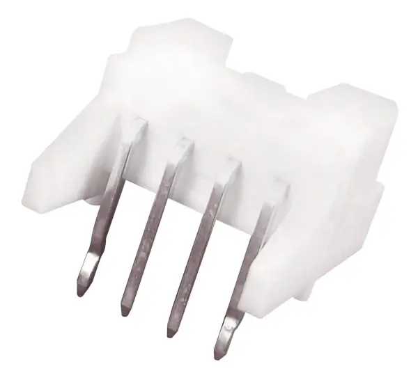 JST Side Entry Wire-to-Board Pin Header, 2mm, 4 Contacts, PA